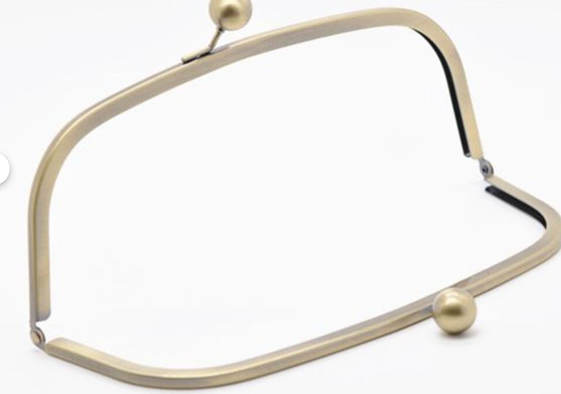 32cm ( 12") Large Silver / Bronze Purse Frame Clutch Bag Hanger Glue In Style 32x11.5cm Pick Color