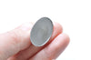 Platinum Bezel Cufflinks Blanks Oval Cuff Links Match 18x25mm Cabochon Set of 10