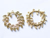 10 pcs of Antique Bronze/Silver/Gold Olive Leaf Wreath Charms Pendants 38x38mm