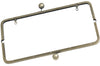 Large Size Wedding Handle Purse Frame With Inside Loops & Screws 33cm x 10.5cm