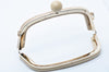 Wood Handle Purse Frame With Screws 21 x 9cm Pick Up Color