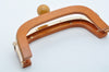 Wood Handle Purse Frame With Screws 21 x 9cm Pick Up Color
