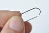 2 pcs 925 Sterling Silver Kidney Earwire Earring Components Gold/Platinum Size 25mm