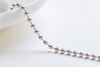 Polished 925 Sterling Silver Bead Ball Necklace Chain 1.5mm/2mm/2.5mm