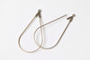 20 pcs Bronze/Silver/Gold Openable Earwire Teardrop Earring Hoops  23x45mm