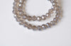 One Strand AB Color Faceted Rondelle Crystal Glass Abacus Beads