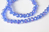One Strand AB Color Faceted Rondelle Crystal Glass Abacus Beads