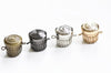 1 Piece Flexible Purse Frame Expandable Sewing On Purse Frame Bronze/Silver/Gold Open Diameter 10cm