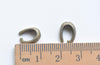 50 pcs Antique Bronze Snap On Bail Charms 8x11mm A4273