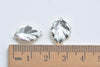 10 pcs Shiny Silver Brass Leaf Beads Charms 13x18mm