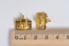 10 pcs of Gold Color Camera Charms 15x15mm A4118