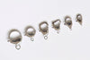 Stainless Steel Parrot Heart Round Lobster Clasps Small Large Sizes