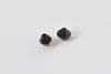 1000 pcs Black Acrylic Bicone Faceted Glass Beads 4mm A3091
