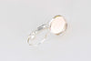 10 pcs Base Setting French Earwire Match 8mm/10mm/12mm/14mm/16mm/18mm/20mm/25mm Bezel