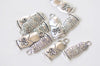 10 pcs of Antique Bronze/Silver Matryoshka Russian Doll Charms 16x26mm
