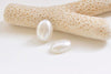 10 pcs Resin Pearl Color Oval Cameo Cabochons Various sizes Available
