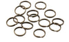200 pcs Split Rings Antique Bronze/Silver/Copper/Gunmetal Black/Gold Various Sizes