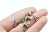 Stainless Steel Parrot Heart Round Lobster Clasps Small Large Sizes
