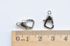 Stainless Steel Parrot Heart Round Lobster Clasps Small Large Sizes