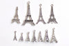 Antique Bronze/Silver Eiffel Tower Tour Charms Mixed Style
