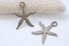 20 pcs Antique Bronze Ocean Starfish Sea Star Charms 26x28mm