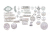 Antique Bronze/Silver Charms with Sayings Inspirational Quotes Mixed Style