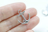 Antique Bronze/Silver Anchor Rudder Nautical Charms Pendants Mixed Style