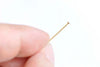 100 pcs Flat Headpin Jewelry Making Silver/Platinum/14K/18K Gold/Rose Gold 20mm/25mm/30mm/50mm