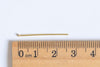 100 pcs Flat Headpin Jewelry Making Silver/Platinum/14K/18K Gold/Rose Gold 20mm/25mm/30mm/50mm