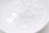 100 pcs Eye Pins Jewelry Making Silver/Platinum/14K/18K Gold/Rose Gold 20mm/25mm/30mm/50mm