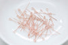 100 pcs Eye Pins Jewelry Making Silver/Platinum/14K/18K Gold/Rose Gold 20mm/25mm/30mm/50mm