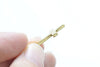 30 pcs Shiny Gold Blank Cross Embellishment Stamping No Loop A7971