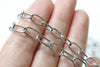 6.6ft (2m) 304 Stainless Steel Oval Chain Link Size 6x9.5mm/6x11.5mm
