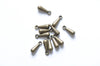 50 pcs of Antique Bronze/Silver 3D Teardrop Drop Charms 4x13mm