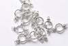 20 pcs of Antique Silver Round Rope Connectors Charms 12x25mm A7574