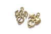Small Flying Dragon Charms Pendants 16x21mm