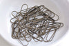 50 pcs Raw Brass/Gold/Antique Bronze/Silver Seamless Ring Rectangle Charms