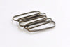 50 pcs Raw Brass/Gold/Antique Bronze/Silver Seamless Ring Rectangle Charms