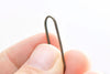 50 pcs Raw Brass/Gold/Antique Bronze/Silver Seamless Ring Rectangle Charms