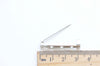 10 pcs Stainless Steel Brooch Back Bar Pins 14mm/17mm/19mm/25mm/32mm
