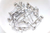 10 pcs Stainless Steel Brooch Back Bar Pins 14mm/17mm/19mm/25mm/32mm