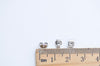 50 pcs Stainless Steel Butterfly Backs Backings Earnuts Earring Stoppers 4.5x6mm