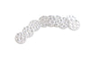 20 pcs Stainless Steel Textured Disc Charms 8mm