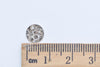 20 pcs Stainless Steel Textured Disc Charms 8mm