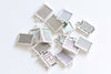 20 pcs Antique Silver Story Book Charms 12x18mm A404