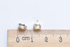 Shiny Silver Round Bells 6mm/8mm/10mm/12mm/14mm Set of 100