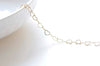 3.3 ft (1m) Anti Tarnish Heart Chain Soldered Links 3x4.3mm