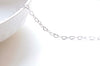 3.3 ft (1m) Anti Tarnish Heart Chain Soldered Links 3x4.3mm