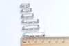 10 pcs Stainless Steel Brooch Back Bar Pins 14mm/17mm/19mm/25mm/32mm