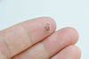 50 pcs Stainless Steel Butterfly Backs Backings Earnuts Earring Stoppers 4.5x6mm